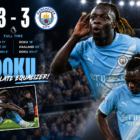 Jérémy Baffour Doku kecewa dengan hasil akhir pertandingan Manchester City vs Everton 3-3.